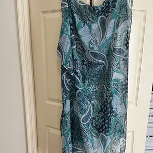 Paisley Print Sheer scarf